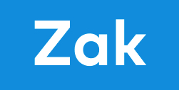 Logo for partner Zak